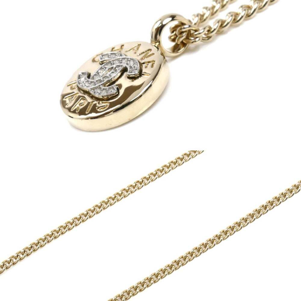 CHANEL Authentic Gold Logo Necklace - Picture 3 of 5